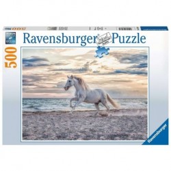 Ravensburger - Puzzle 500 pcs : Cheval sur la plage