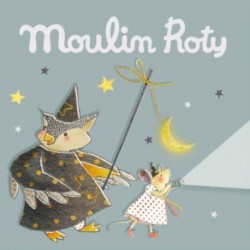 Moulin Roty - Boite grise de 3 disques pour lampe à histoires : Les Papoums