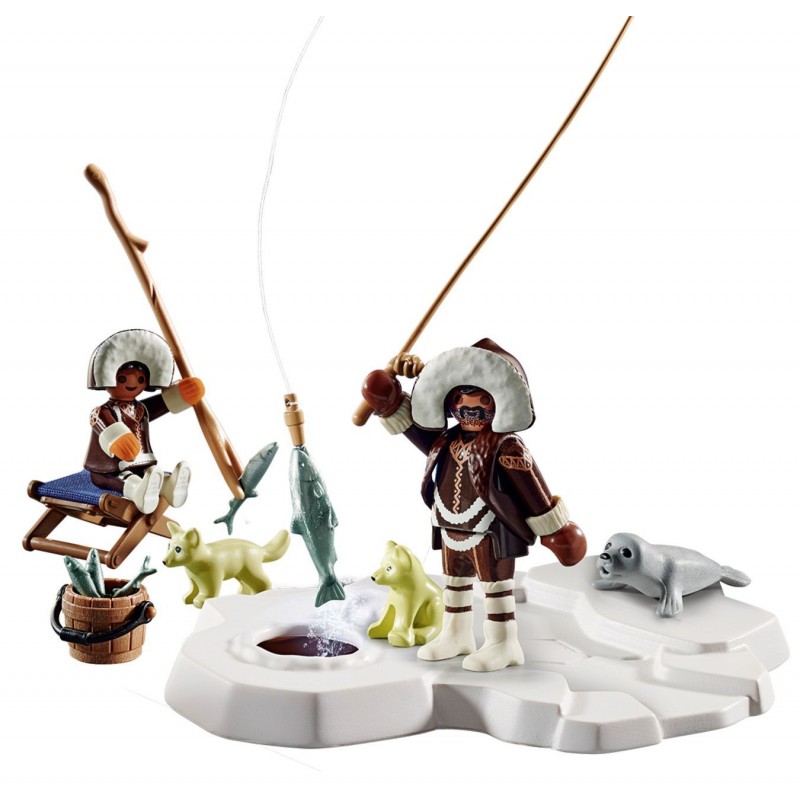 Playmobil - Gift Sets : Set cadeau Pêcheurs sur glace - Le zèbre à