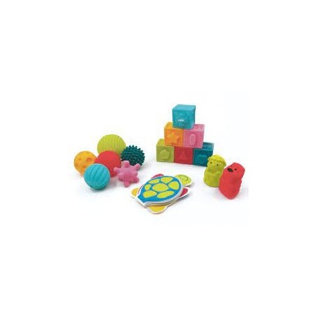 LUDI - Coffret Eveil Livre Cubes Balles