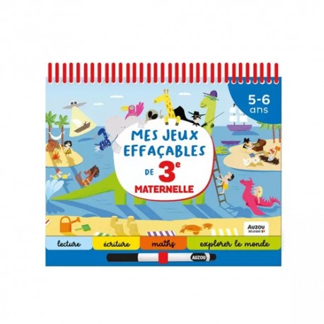 MES JEUX EFFAÇABLES DE 3E MATERNELLE