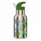 STAINLESS STEEL DRINKING BOTTLES. 400ML - LE MONDE DES DINOSAURES