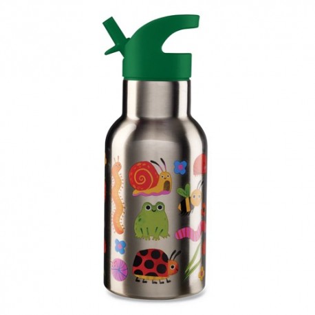 STAINLESS STEEL DRINKING BOTTLES. 400ML - LES AMIS DU JARDIN