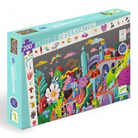 PUZZLES OBSERVATION - CRAZY TOWN - 200 PCS