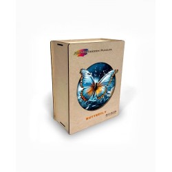 2D RAINBOWOODEN PUZZLE IN MDF BOX - BUTTERFLY