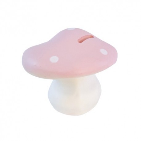 TIRELIRE CHAMPIGNON ROSE